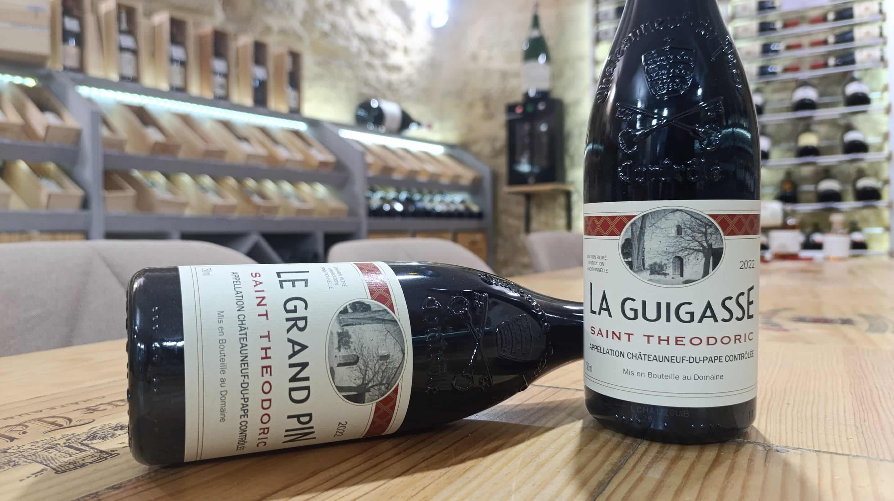 Bouteilles de Saint Théodoric 2022 – La Guigasse et Le Grand Pin